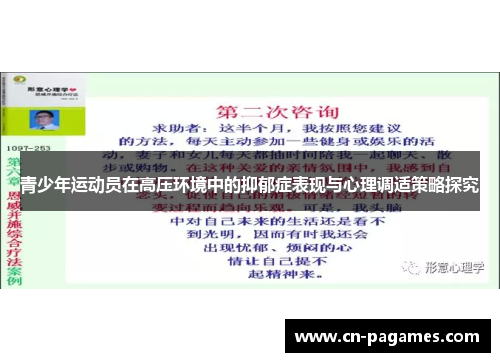 青少年运动员在高压环境中的抑郁症表现与心理调适策略探究