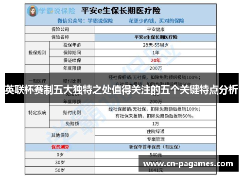 英联杯赛制五大独特之处值得关注的五个关键特点分析